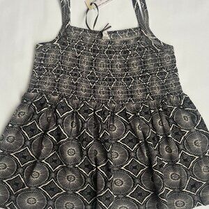 NWT Kate Quinn Smocked Tank Top Girls 6Y Beluga Batik, Modal, Summer Ready!